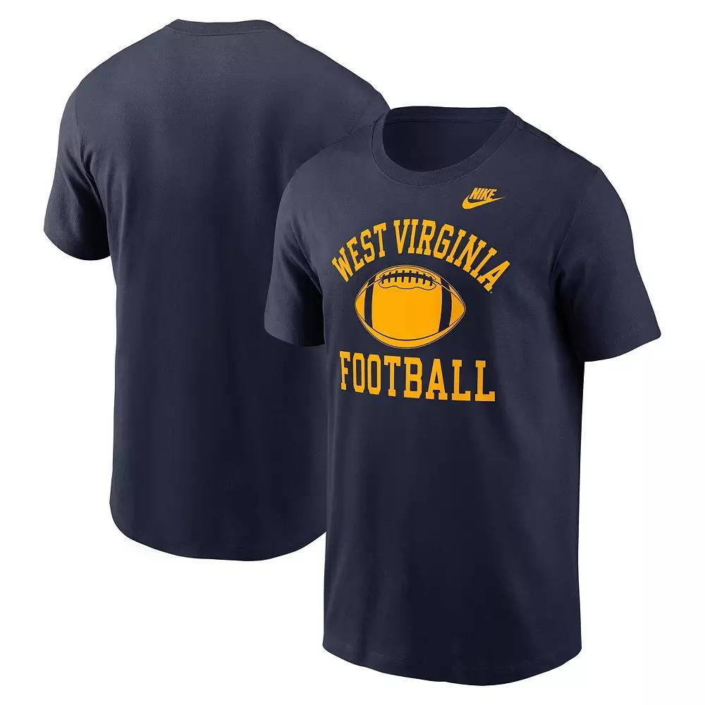 Men's Nike Navy West Virginia Mountaineers Legacy Football Icon T-Shirt,  Product Image