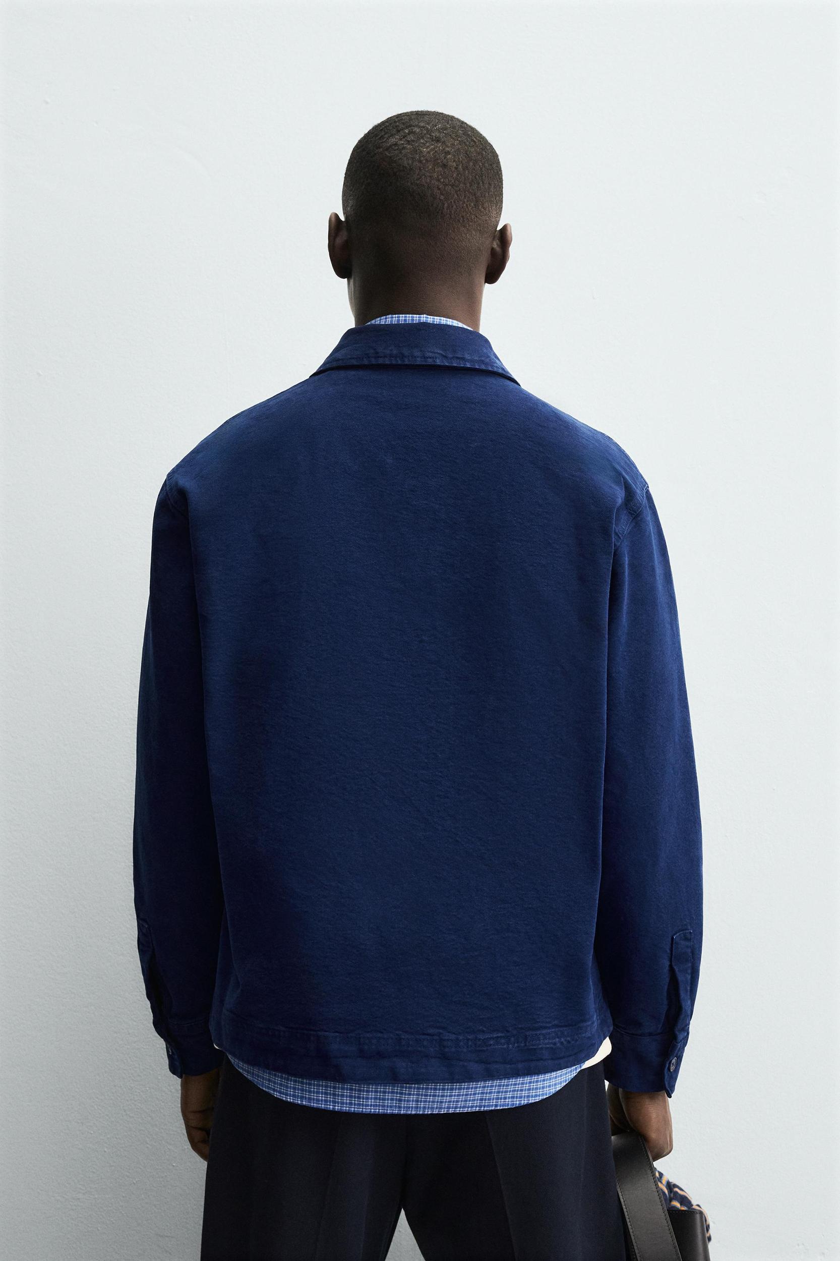 TEXTURED POCKET OVERSHIRT Product Image