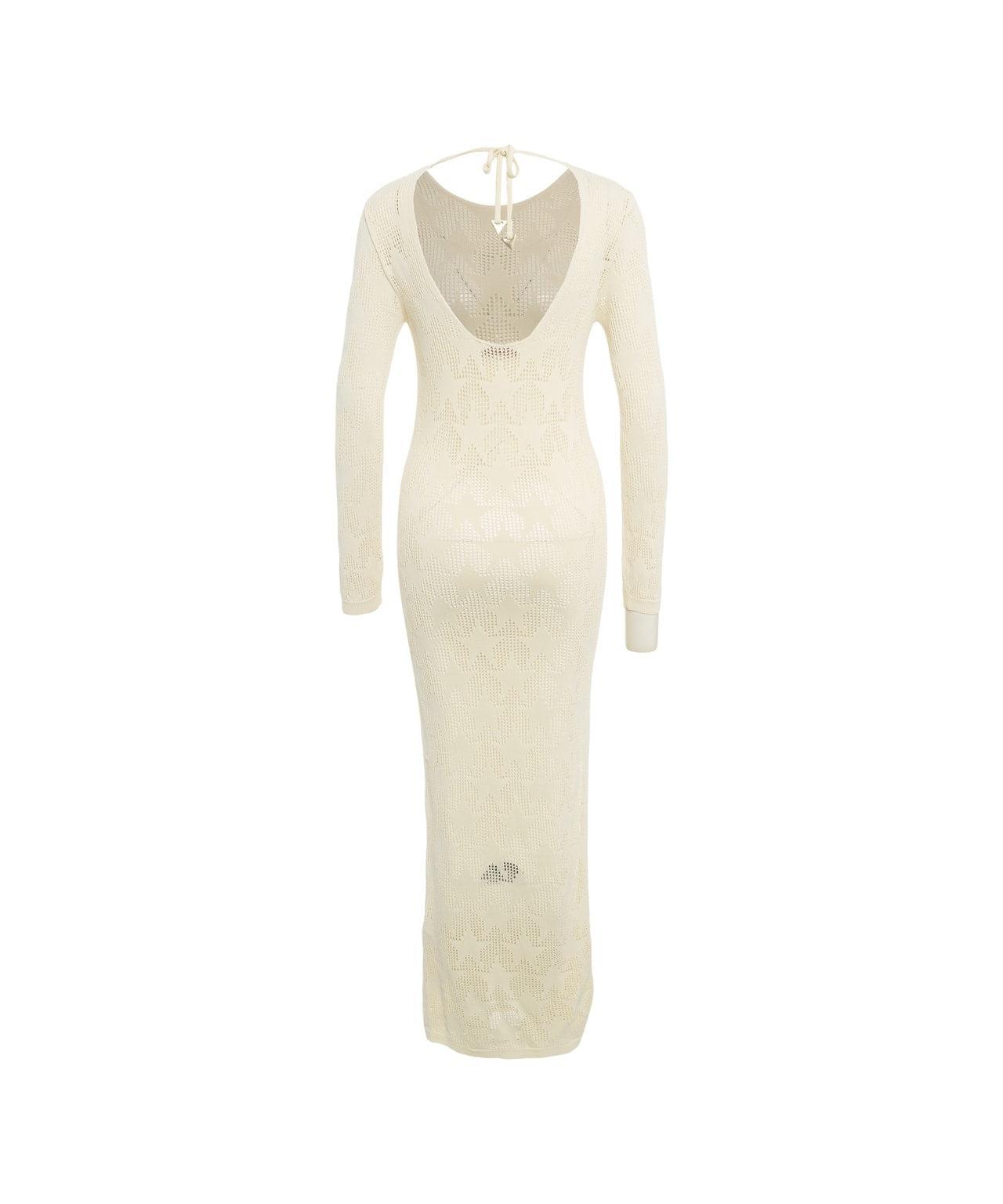 Open knit maxi dress Product Image