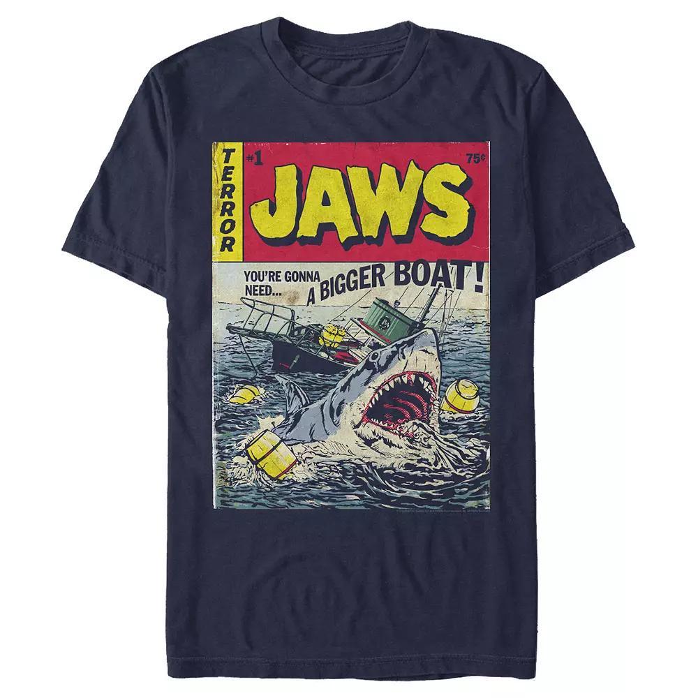 Men's Jaws Comic Book Cover Graphic Tee,  Product Image