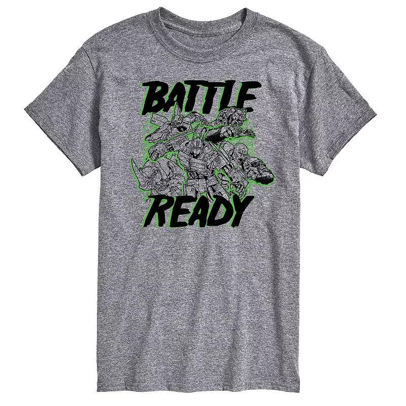 Big & Tall Transformers Battle Ready Graphic Tee, Men's, Size: Large Tall, Gray Product Image