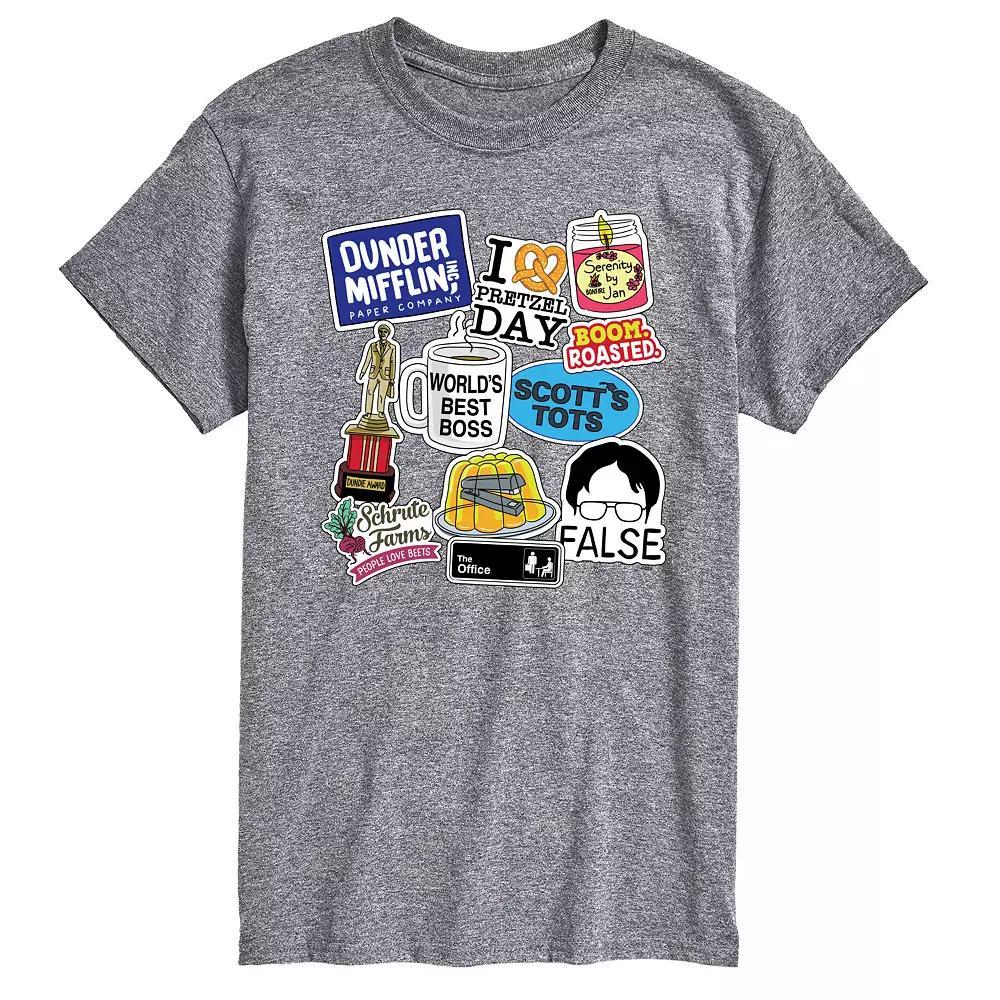 Men's The Office Stickers Graphic Tee,  Product Image