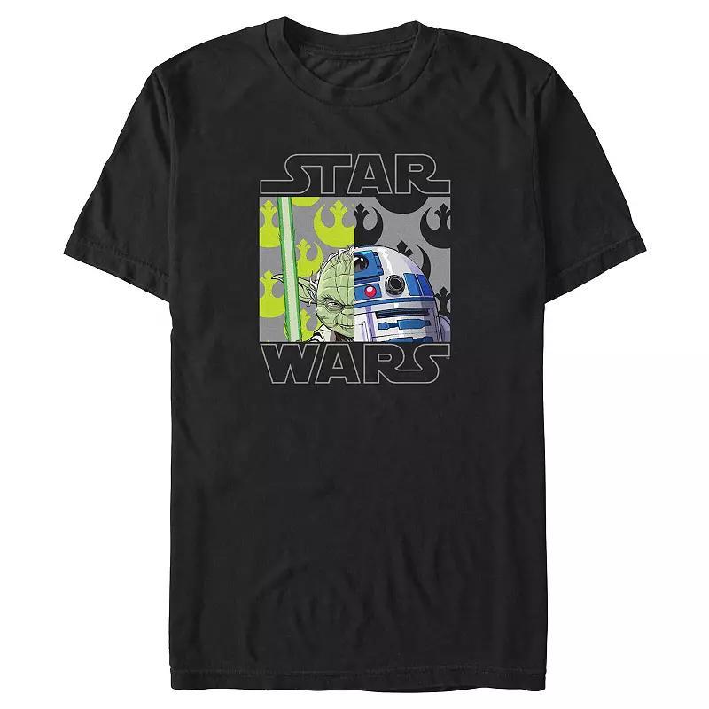 Big & Tall Star Wars Power Duo Graphic Tee, Men's, Size: 5XL, Black Product Image