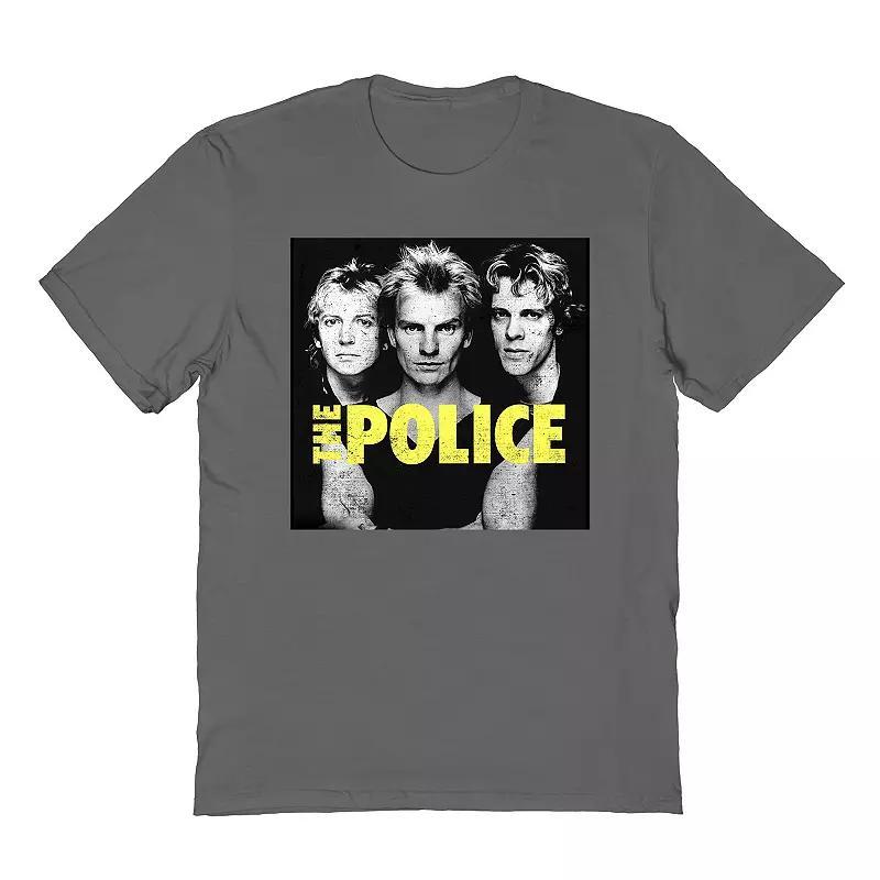 Men's The Police Tee, Size: Large, Gray Product Image