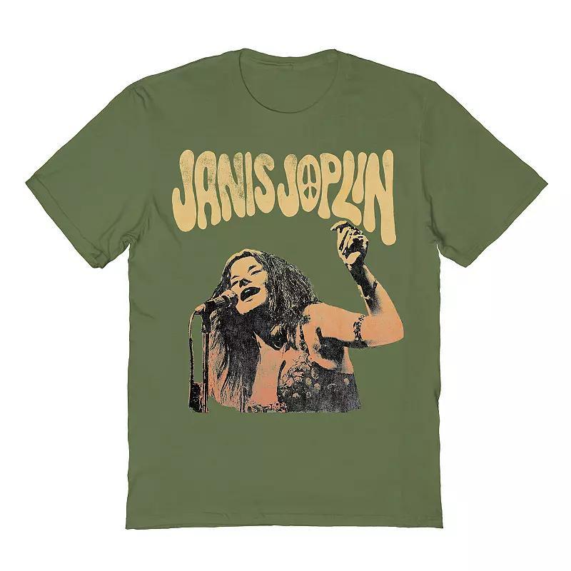Men's Janis Joplin Graphic Tee, Size: Medium, Black Product Image