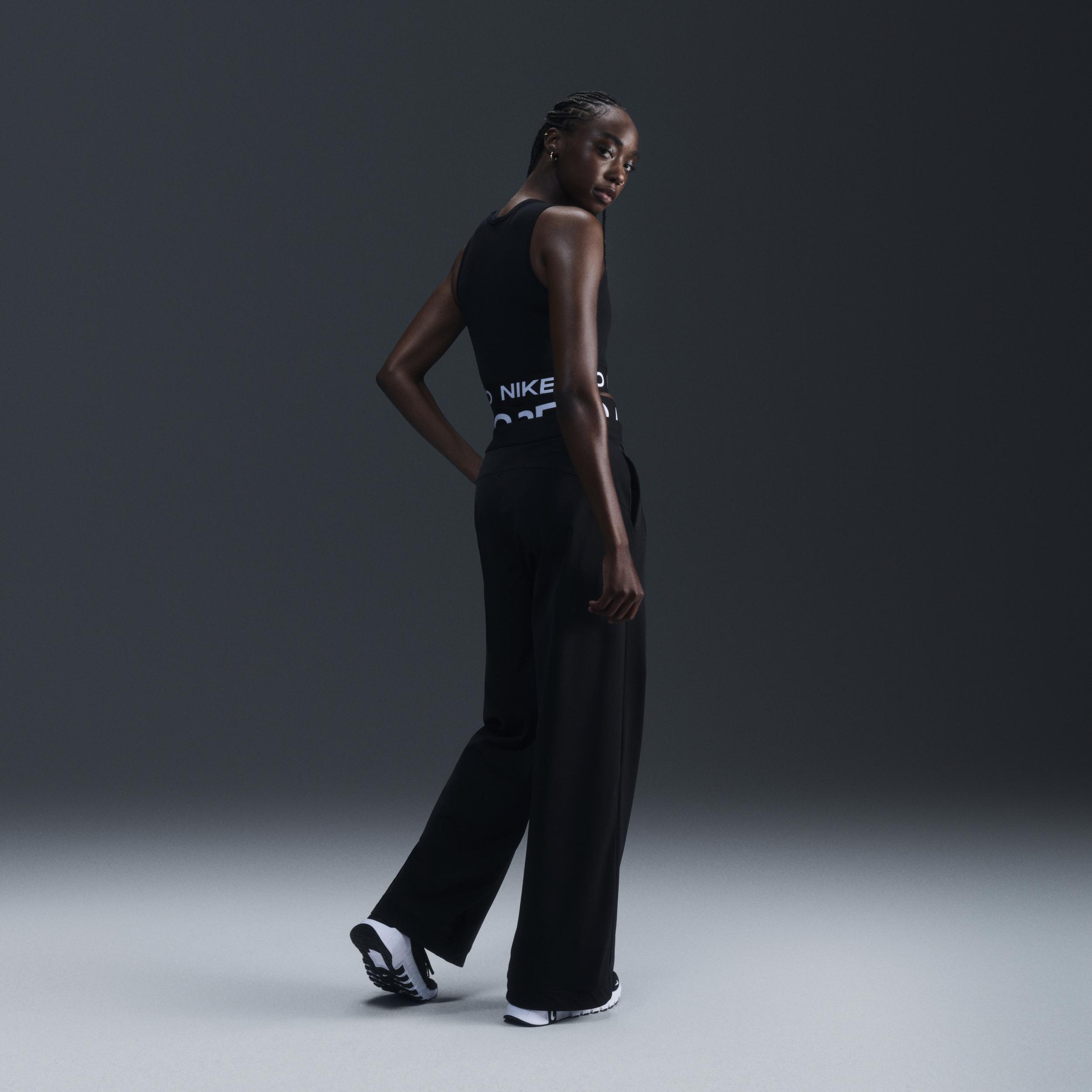 Women's Nike Pro Dri-FIT Cropped Tank Top Product Image