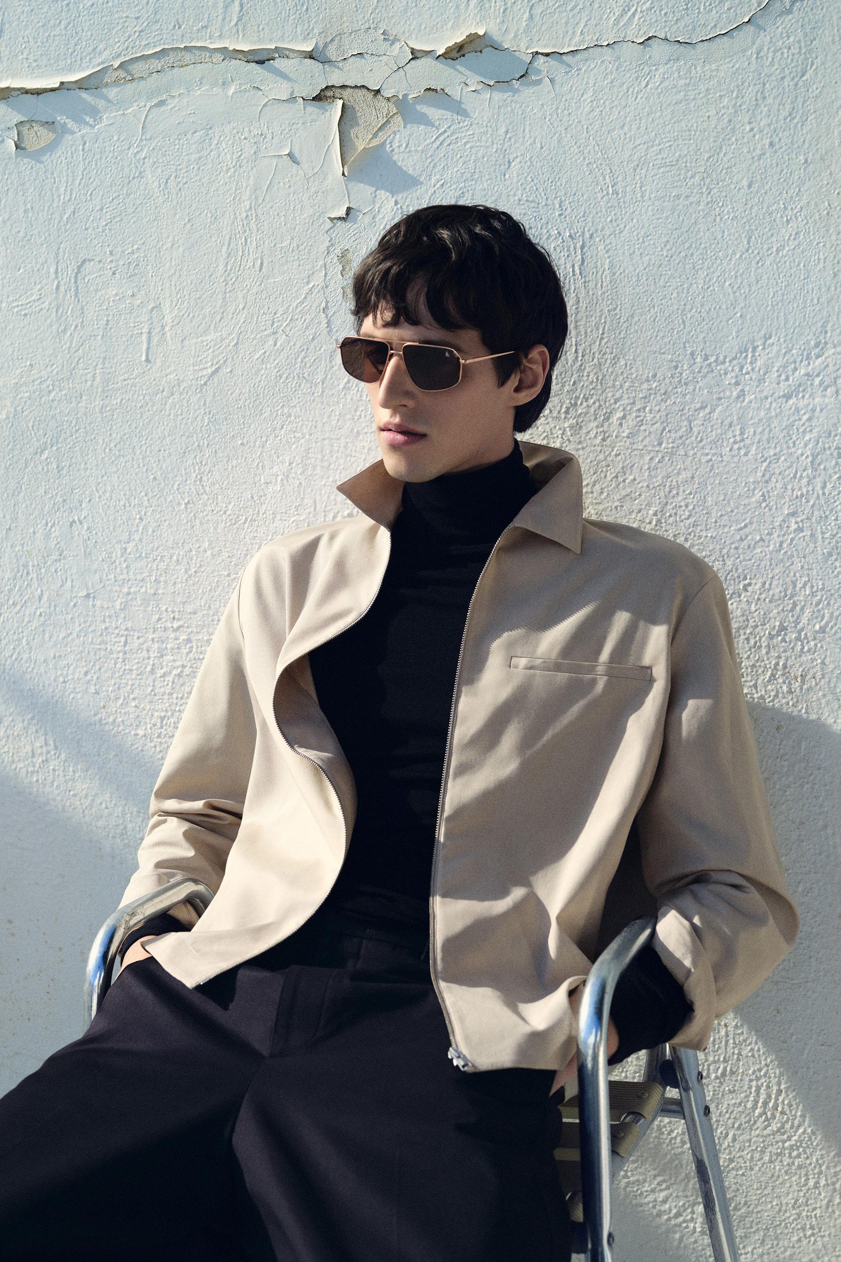 ZIPPED TWILL SHIRT Product Image