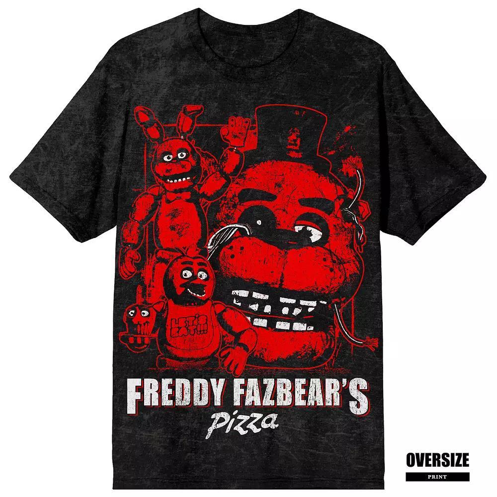 Men's Five Nights At Freddys Short Sleeve Graphic T-Shirt,  Product Image
