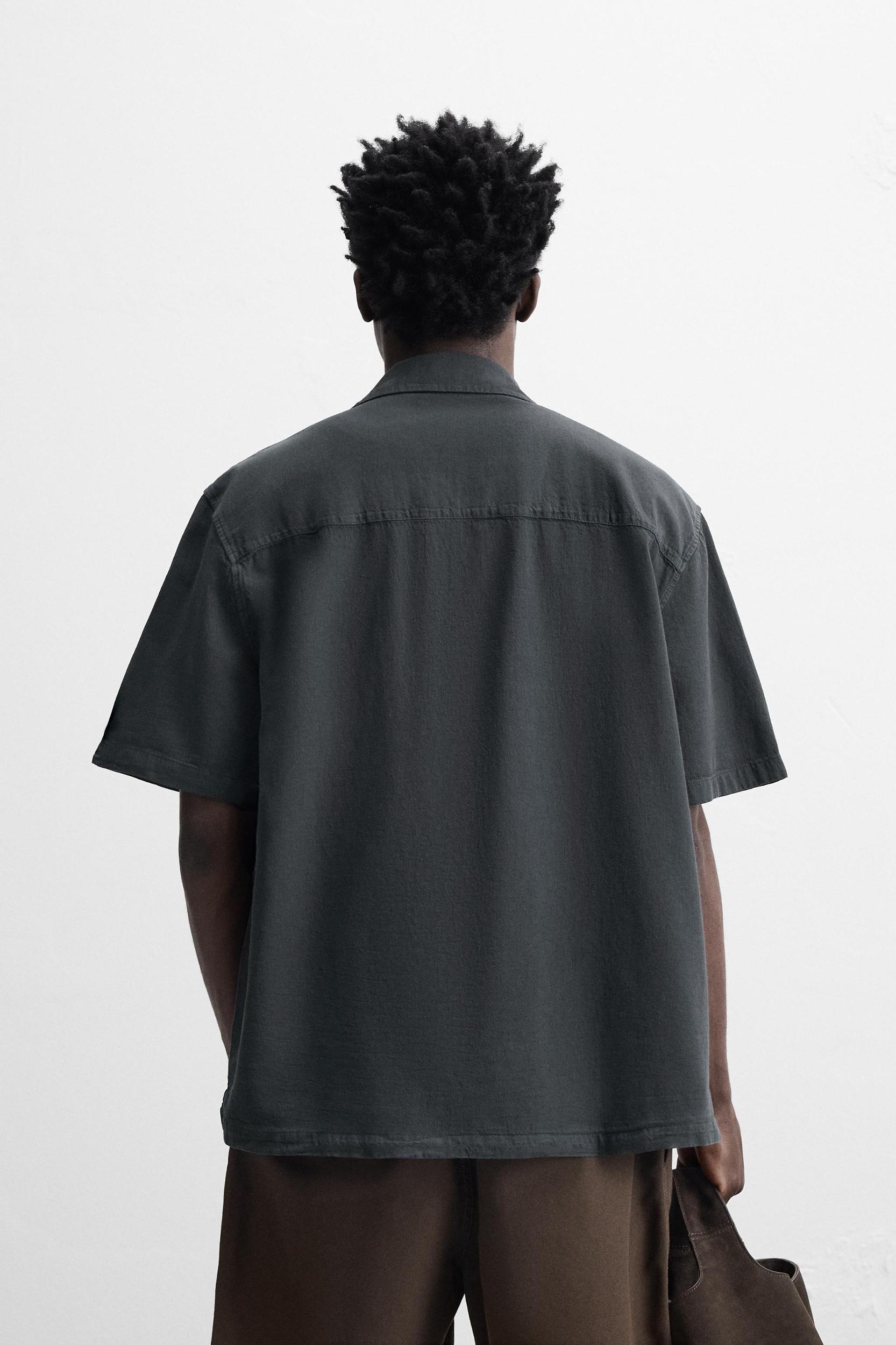 COTTON - LINEN BLEND SHIRT Product Image