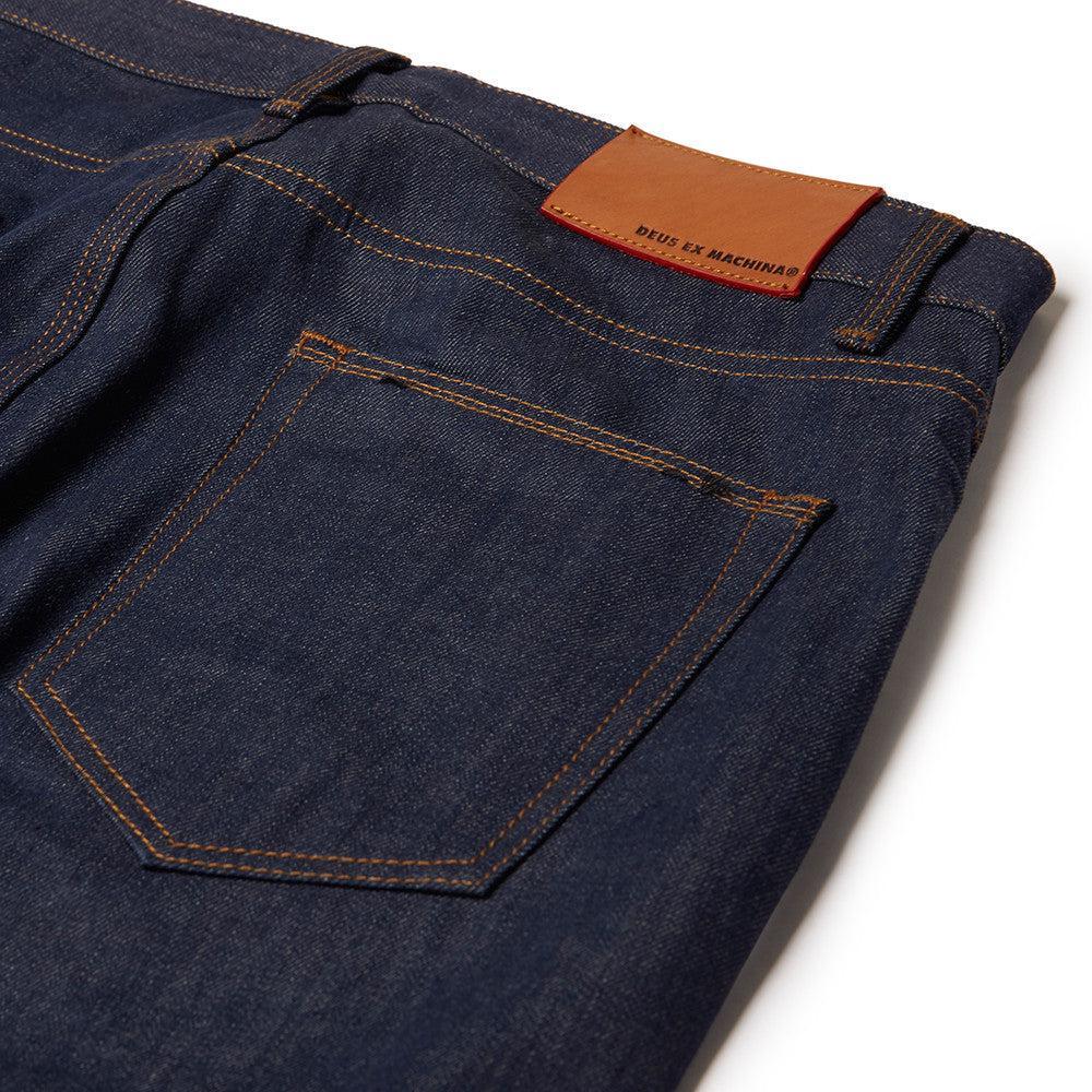 Alma Tapered - Petrol Raw Indigo Product Image