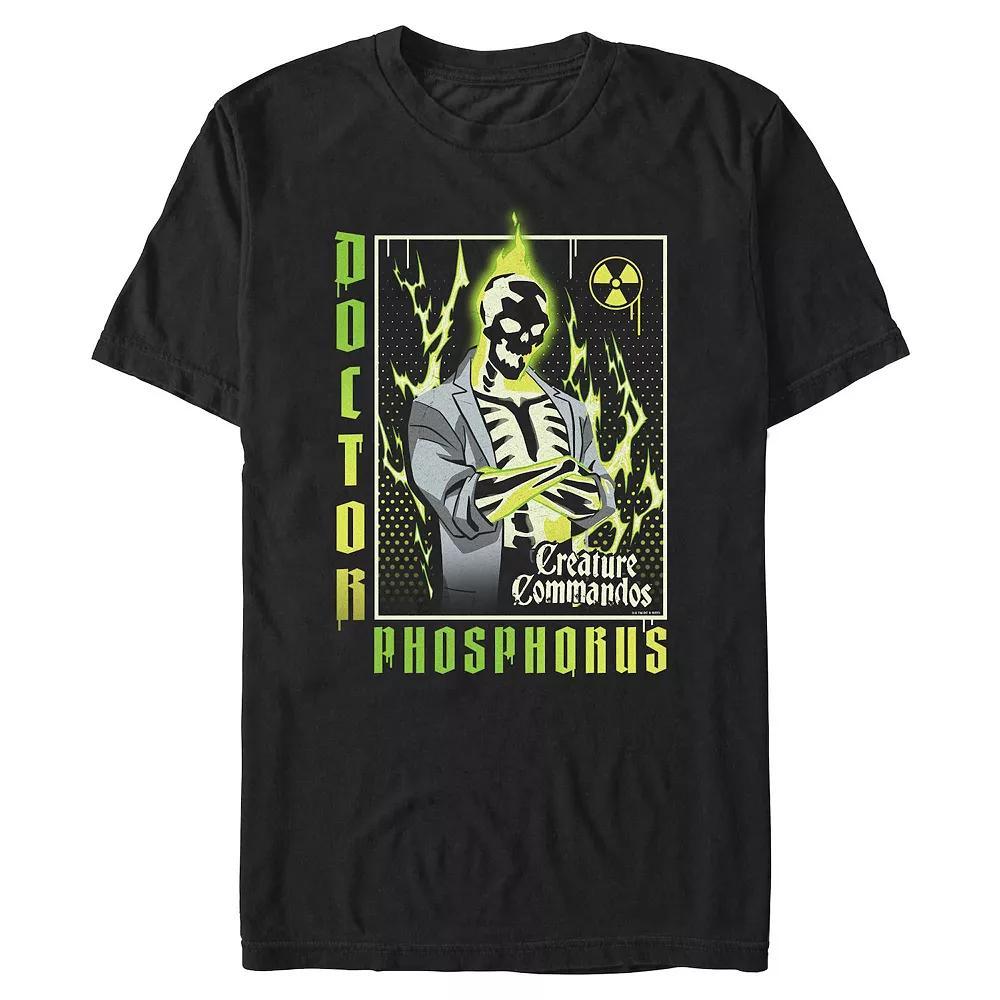 Men's Creature Commandos Presenting Doctor Phosphorus Graphic Tee, Size: XXL, Black Product Image