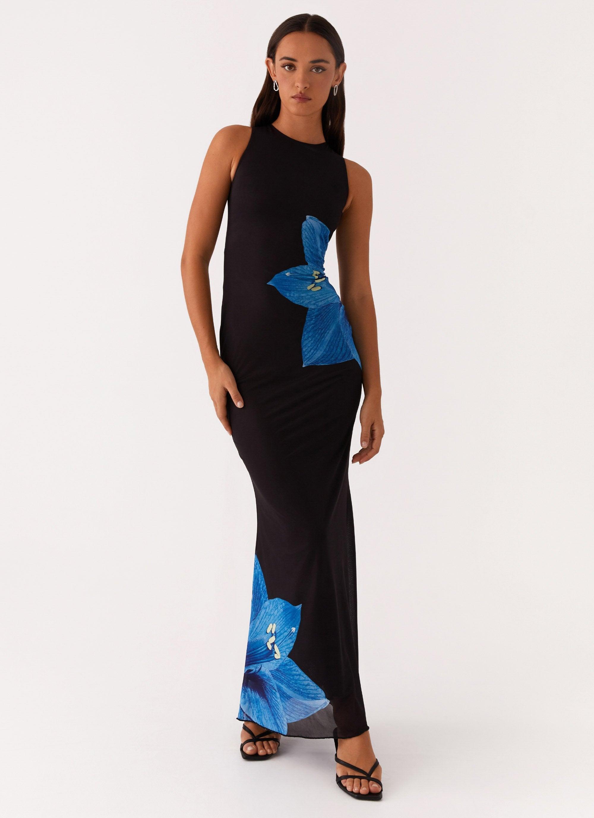 Manhattan Nights Maxi Dress - Black Product Image