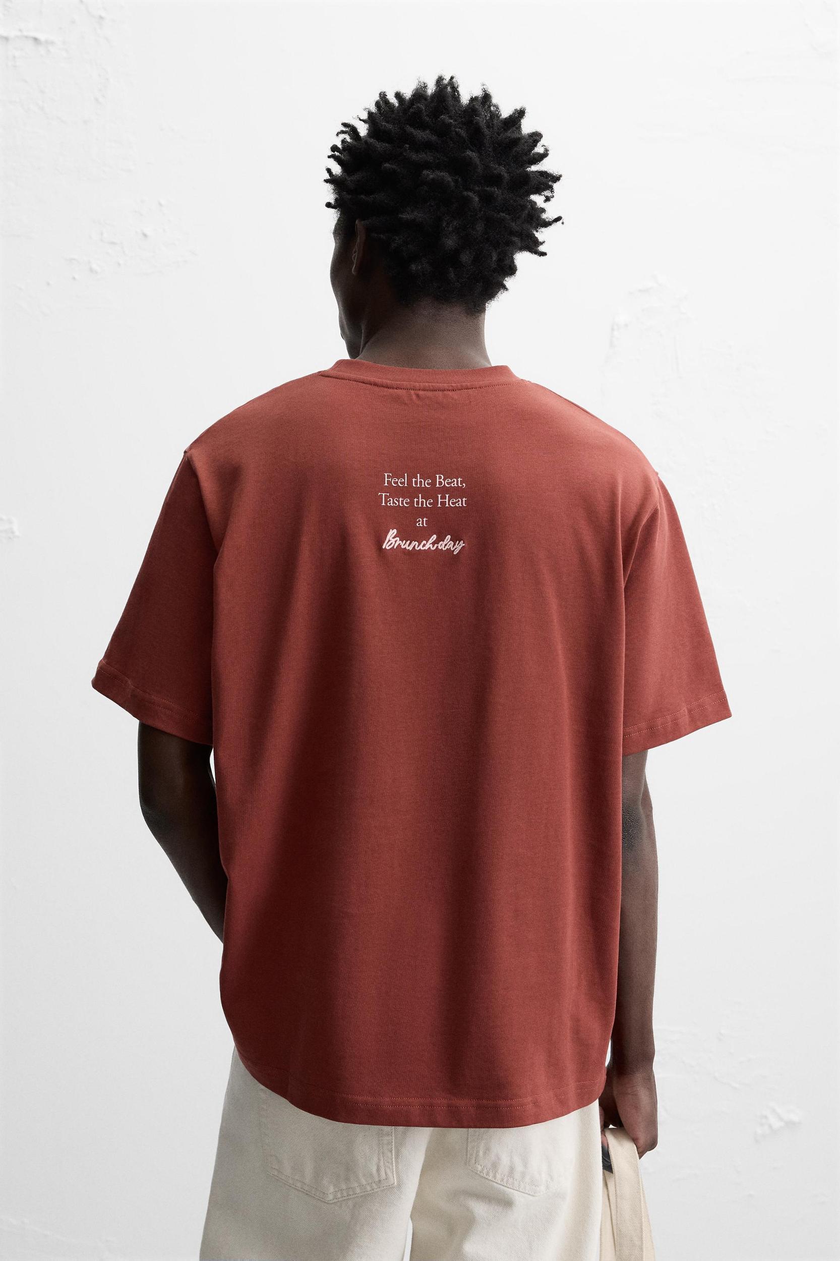 TEXT PRINT T-SHIRT Product Image