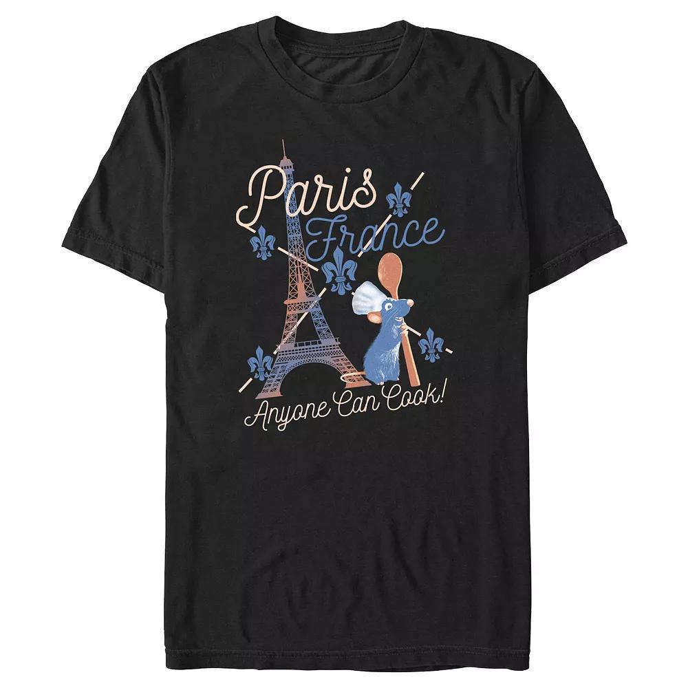 Disney / Pixar's Ratatouille Paris France Anyone Can Cook Men's Graphic Tee,  Product Image