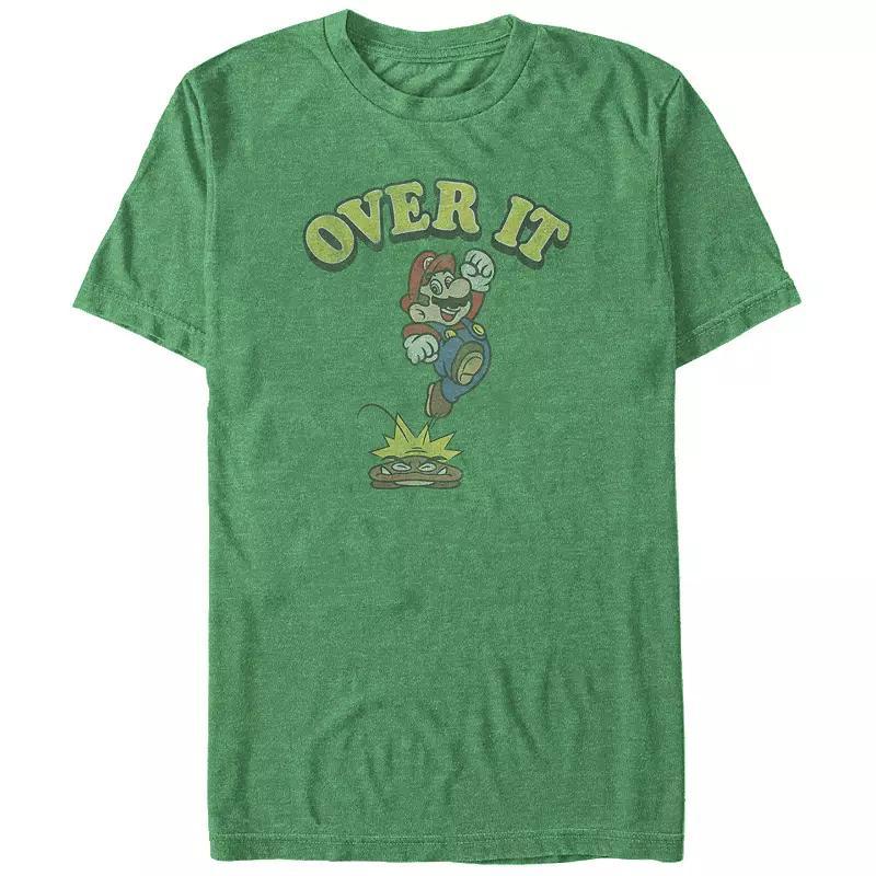 Big & Tall Super Mario Bros Over It Graphic Tee, Men's,  Product Image