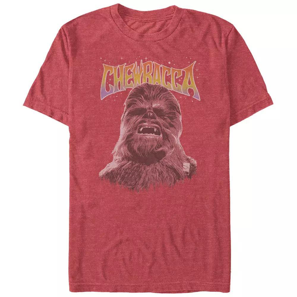 Big & Tall Star Wars Screaming Chewbacca Graphic Tee, Men's, Size: XL Tall, Red Grey Product Image