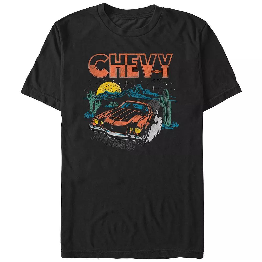 Men's Chevy Desert Night Ride Graphic Tee, Size: Medium, Black Product Image