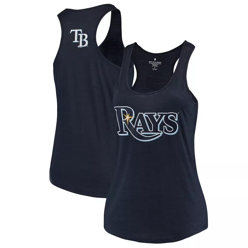 Women's Soft as a Grape Navy Tampa Bay Rays Plus  Product Image