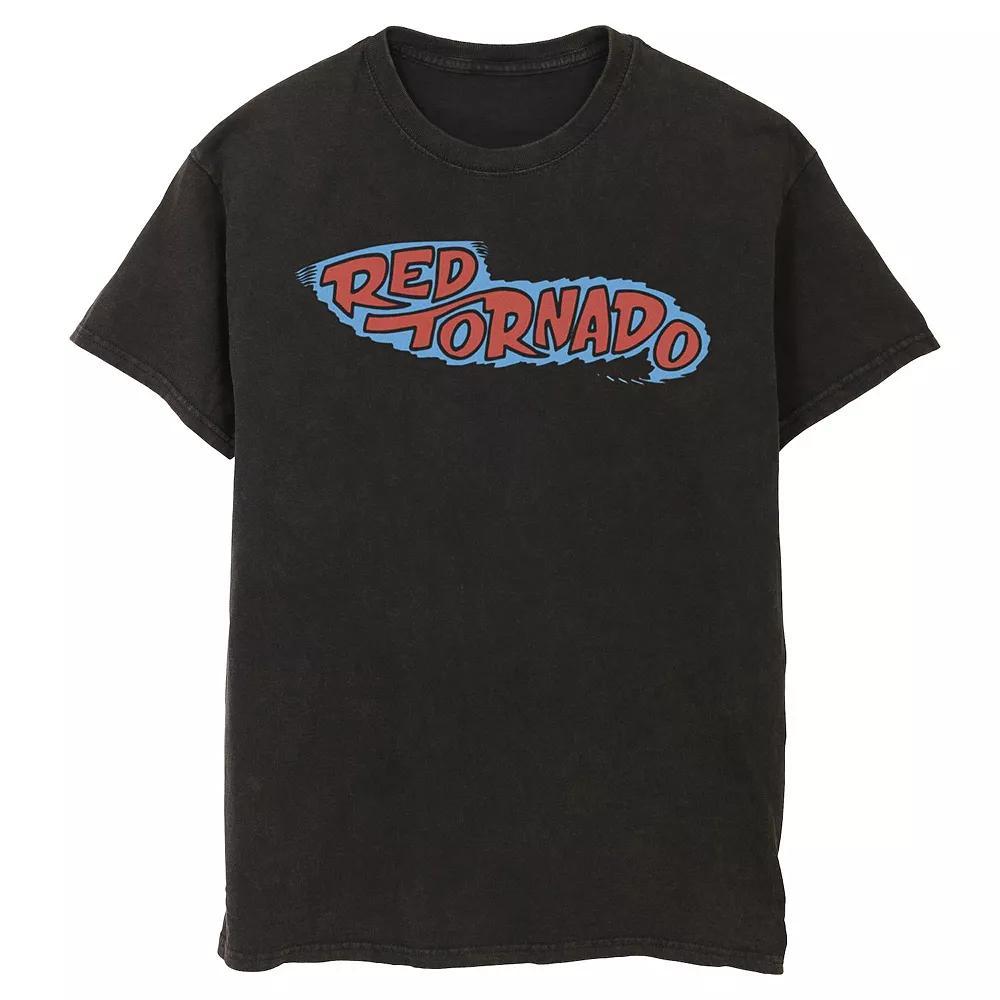 Men's DC Comics Red Tornado Text Logo Poster Tee,  Product Image