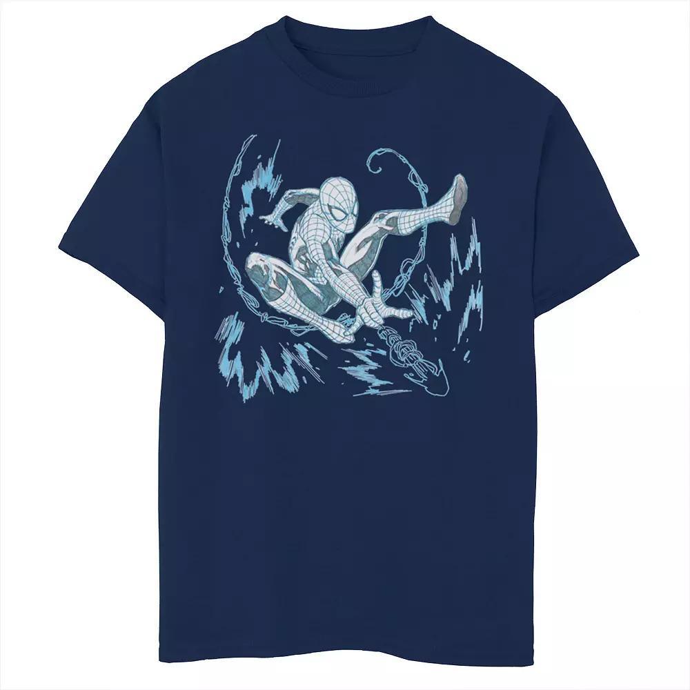 Boys 6-20 Marvel Spider-Man Blue Hue Web Sling Graphic Tee, Boy's,  Product Image