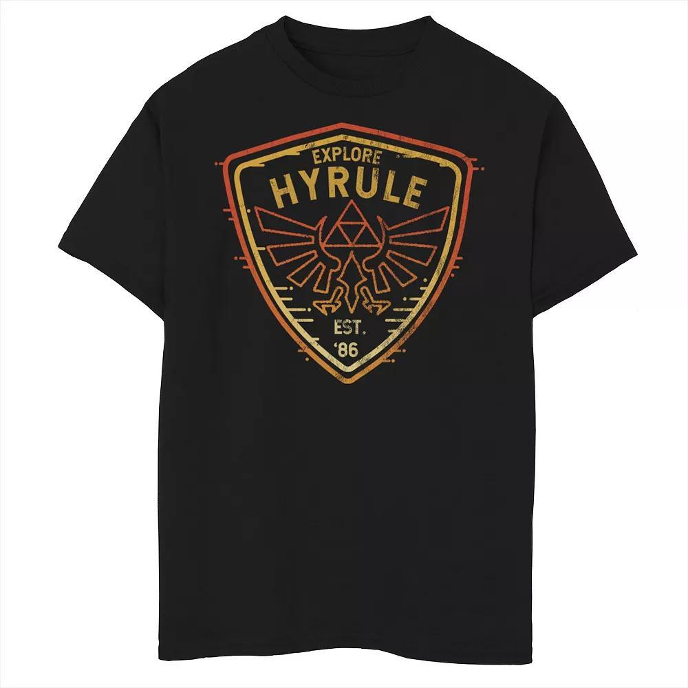 Boys 8-20 Nintendo Zelda Explore Camp Hyrule Crest Shield Graphic Tee, Boy's,  Product Image