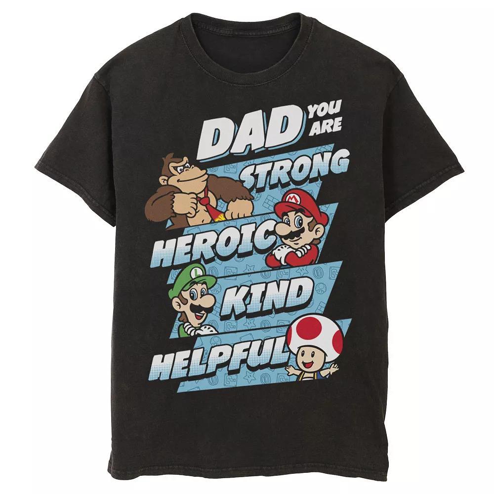 Men's Nintendo Super Mario Dad You Are Tee,  Product Image