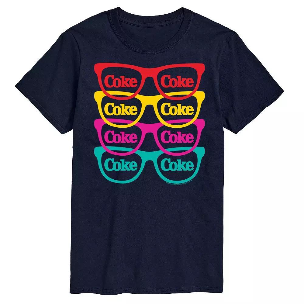 Big & Tall Coca-Cola Sunglasses Graphic Tee, Men's,  Product Image