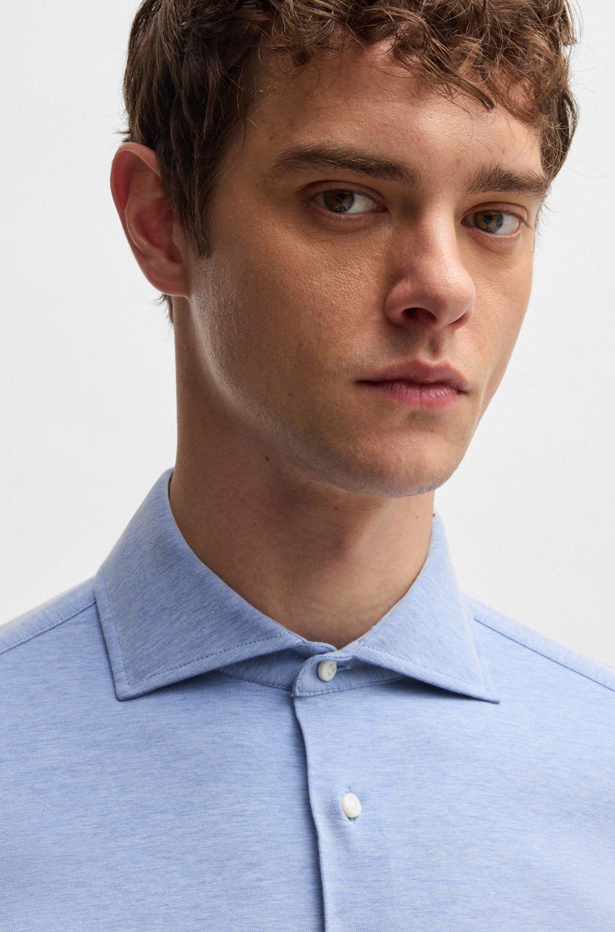 Slim-fit shirt in a stretch-cotton Product Image