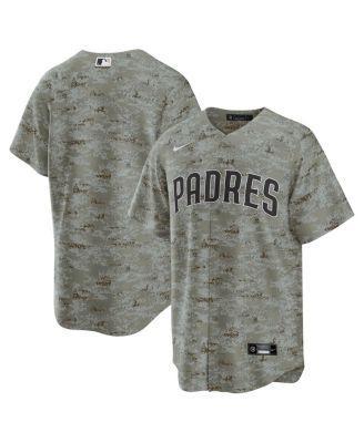 Mens Nike Camo San Diego Padres Usmc Alternate Replica Team Jersey - Camo Product Image