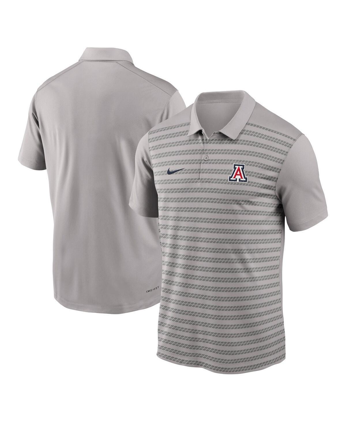 Mens Nike Pewter Arizona Wildcats 2024 Early Season Coaches Sideline Performance Polo Product Image