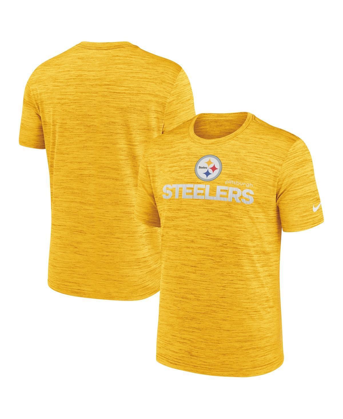 Mens Nike Pittsburgh Steelers Blitz Velocity Modern Performance T-Shirt Product Image