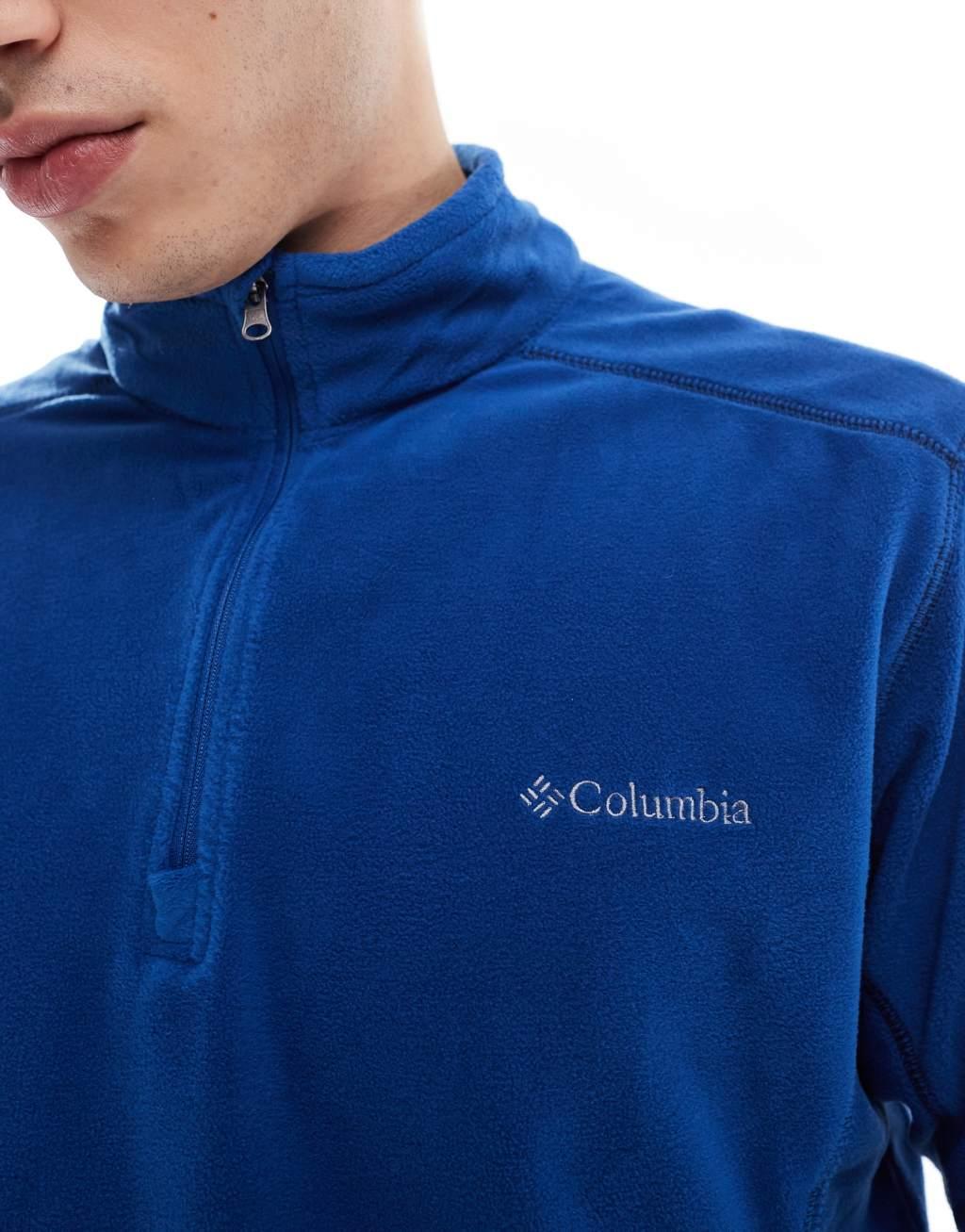 Columbia Klamath Range half zip fleece in blue Product Image