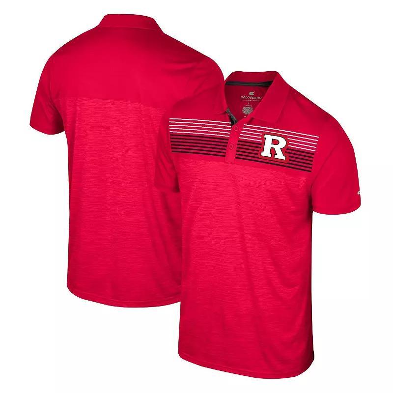 Mens Colosseum Wisconsin Badgers Langmore Polo Product Image