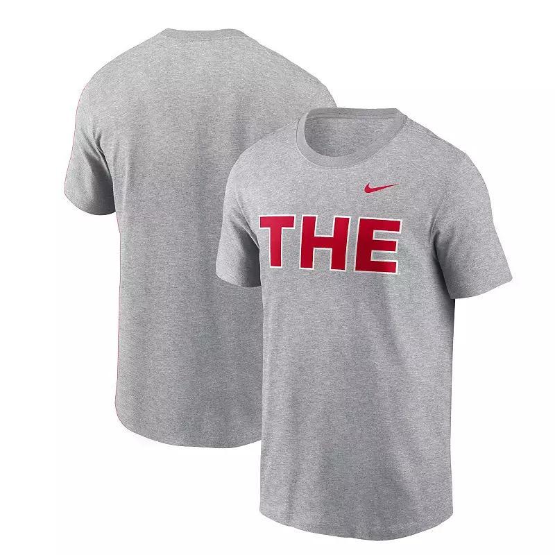 Men's Nike Gray Ohio State Buckeyes THE T-Shirt,  Product Image