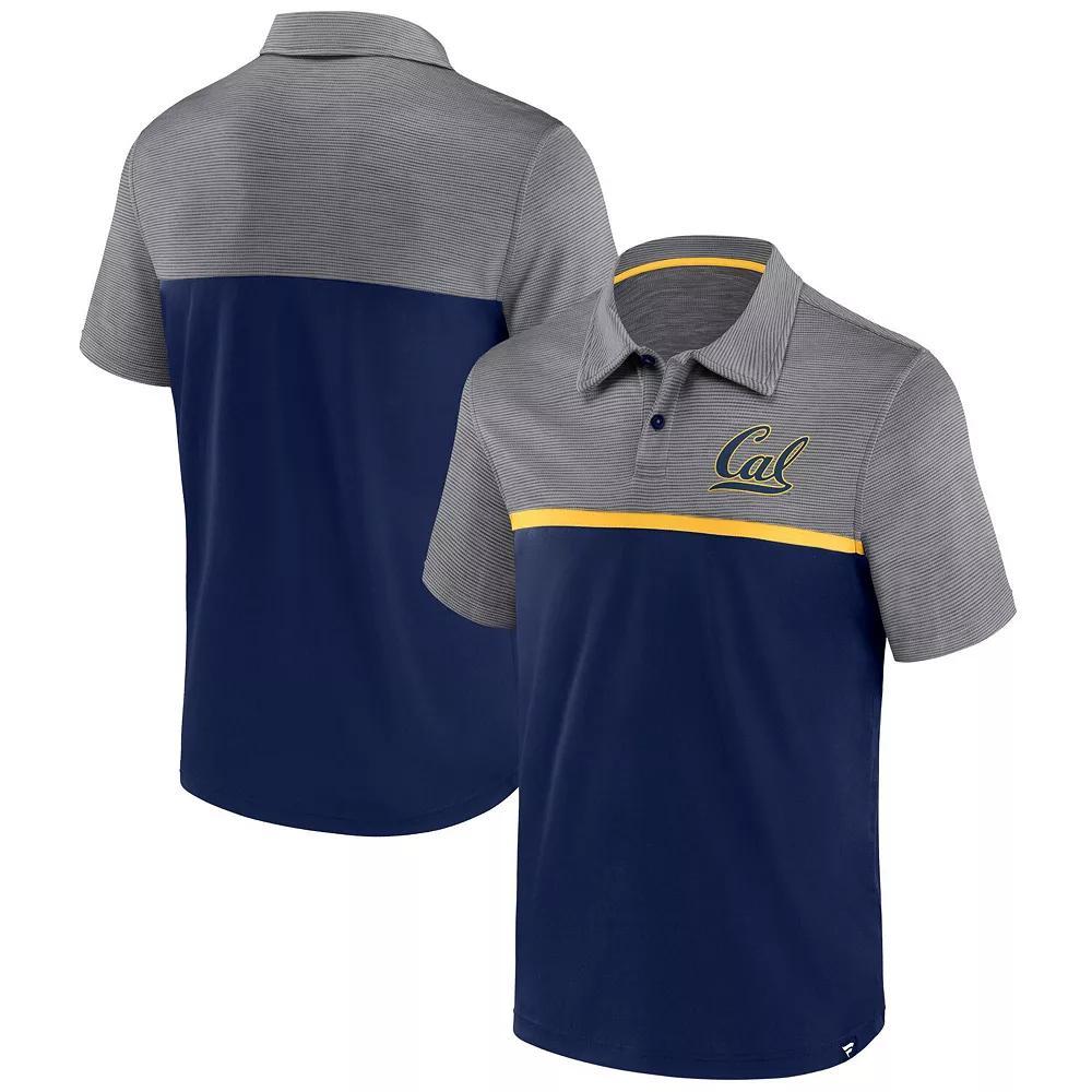 Men's Fanatics Branded Navy/Heather Gray Notre Dame Fighting Irish Polo, Size: Medium, Blue Product Image