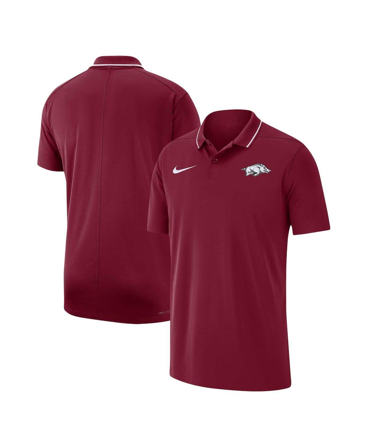 Mens Nike Cardinal Arkansas Razorbacks 2023 Coaches Performance Polo Product Image