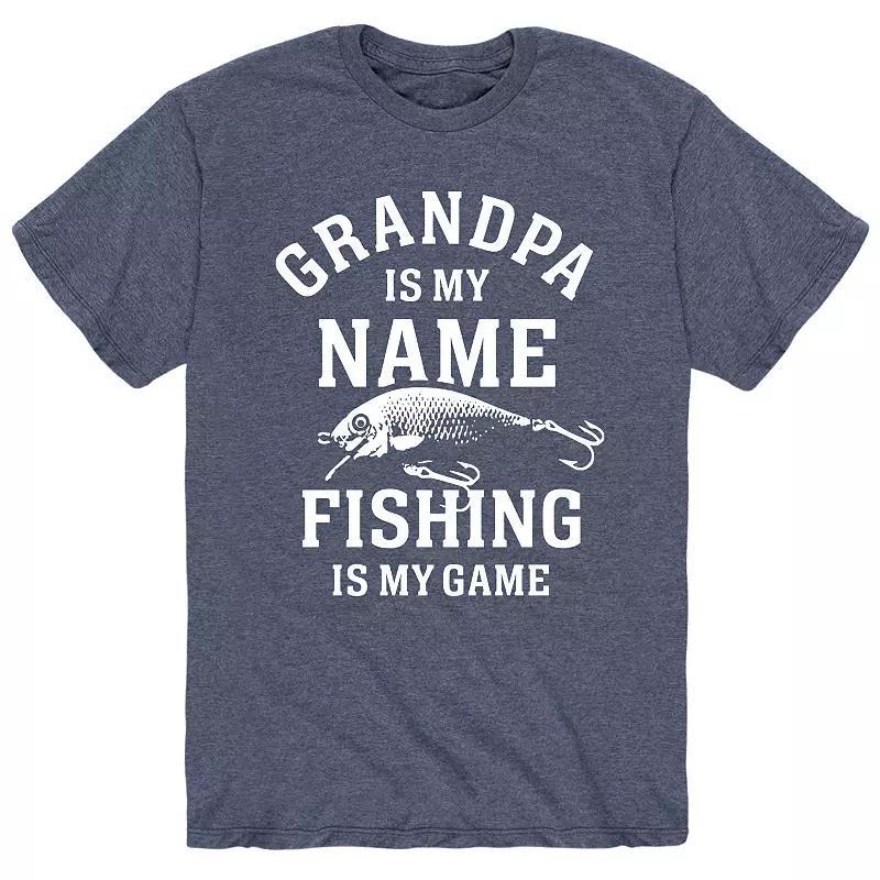Men's Grandpa Fishing Game Tee,  Product Image