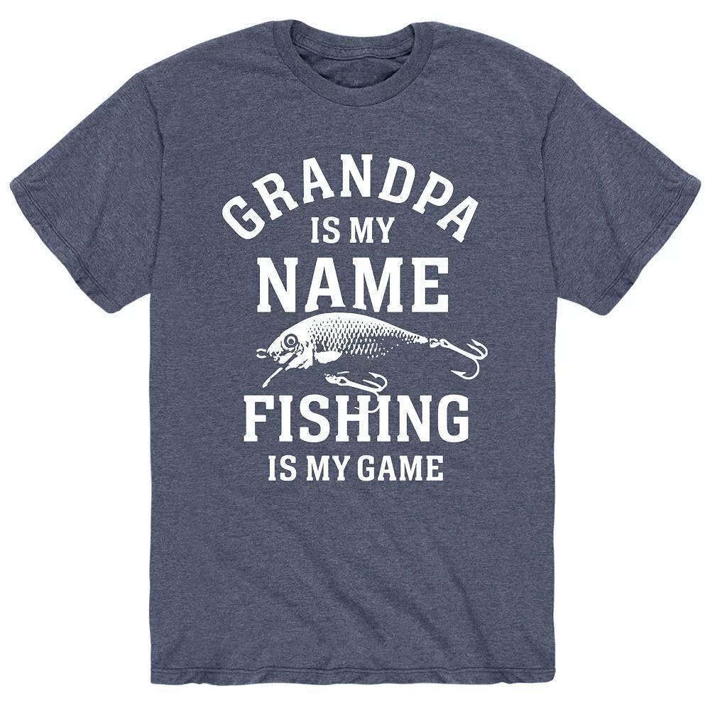 Men's Grandpa Fishing Game Tee,  Product Image