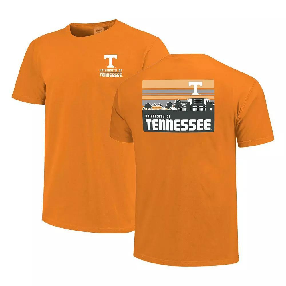 Men's Tennessee Orange Tennessee Volunteers Striped Campus Skyline T-Shirt,  Product Image