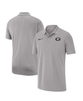 Mens Nike Gray Georgia Bulldogs 2023 Coaches Performance Polo Product Image