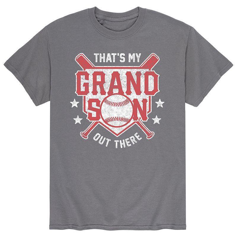 Men's That's My Grandson Out There Tee, Size: Small, Blue Product Image