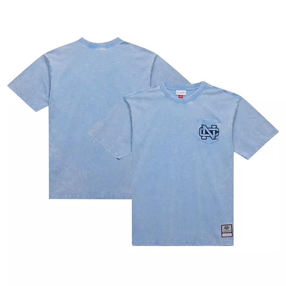 Men's Mitchell & Ness Carolina Blue North Carolina Tar Heels Throwback Fade Away T-Shirt, Size: 2XL, Light Product Image