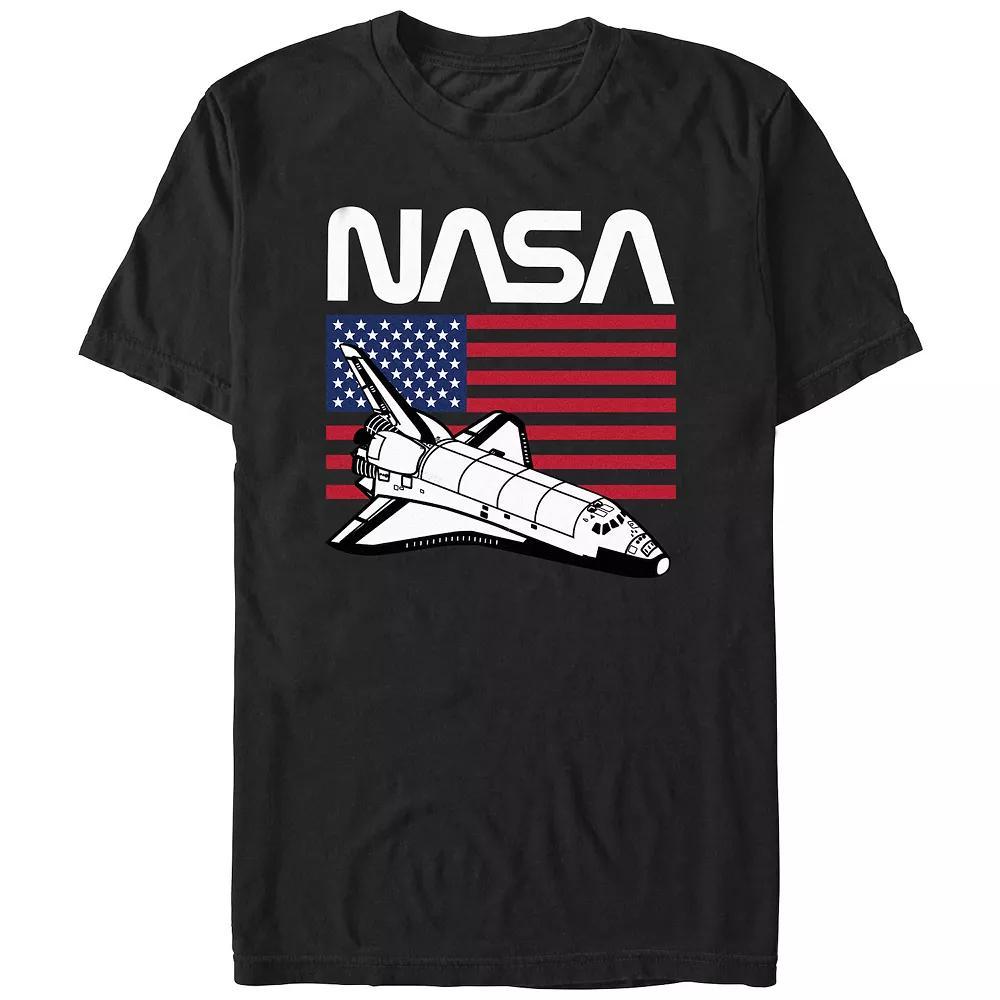 Men's Nasa USA Flag Graphic Tee,  Product Image