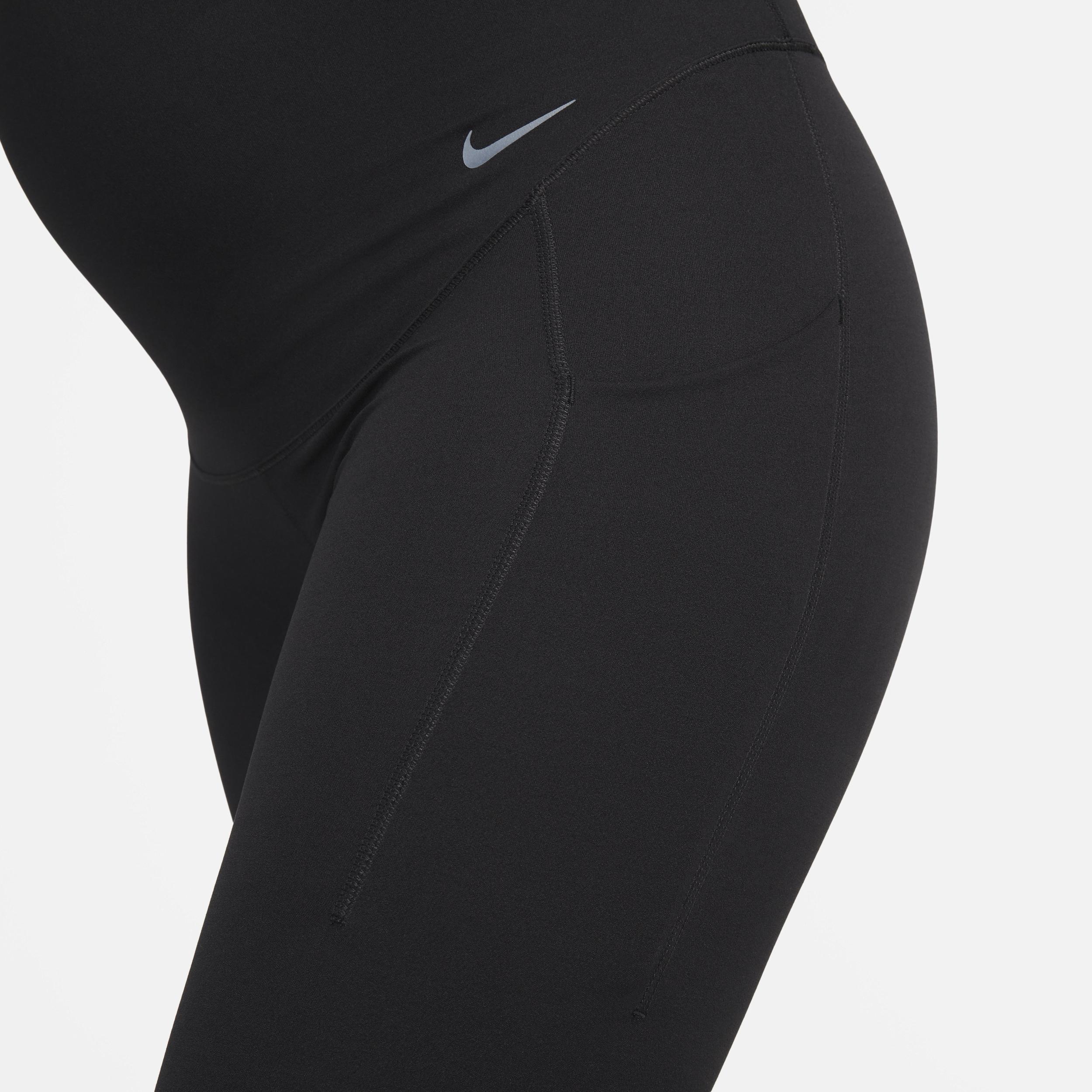 Nike Zenvy (M) Women's Gentle-Support High-Waisted 7/8 Leggings with Pockets (Maternity) Product Image