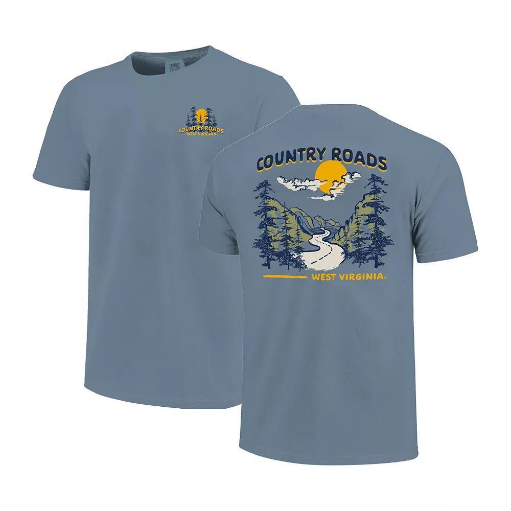 Men's Nike Navy West Virginia Mountaineers Retro Tri-Blend T-Shirt,  Product Image