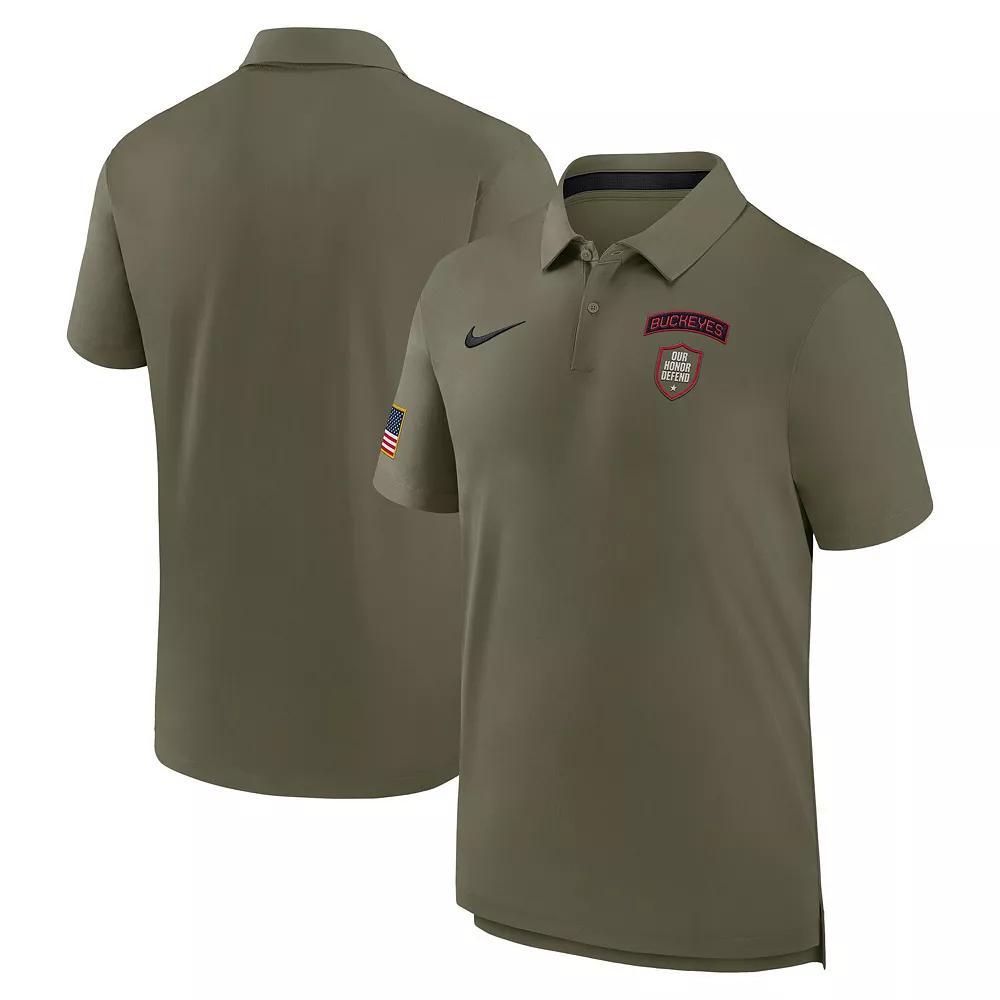Men's Nike Olive Ohio State Buckeyes 2024 Military Appreciation Tour Performance Polo,  Product Image