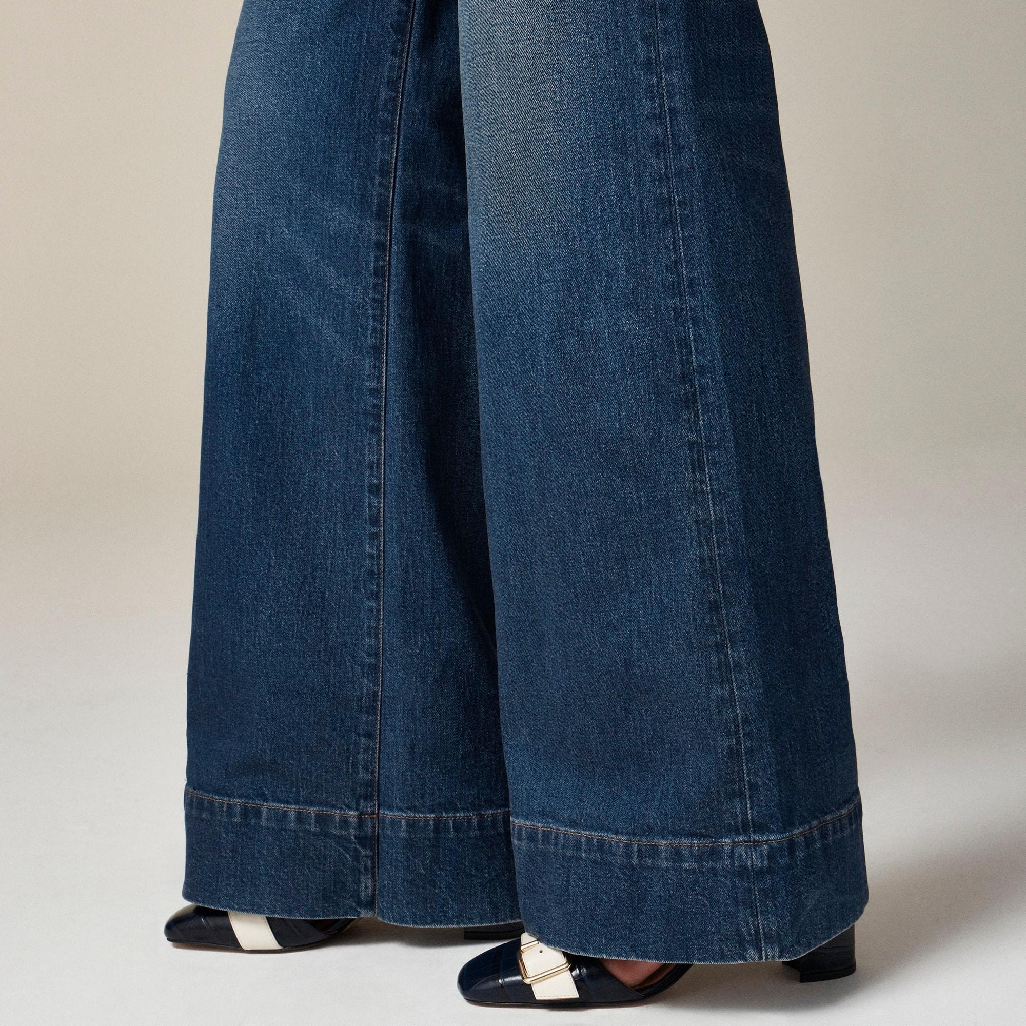 Curvy denim trouser in 1996 semi-stretch Product Image