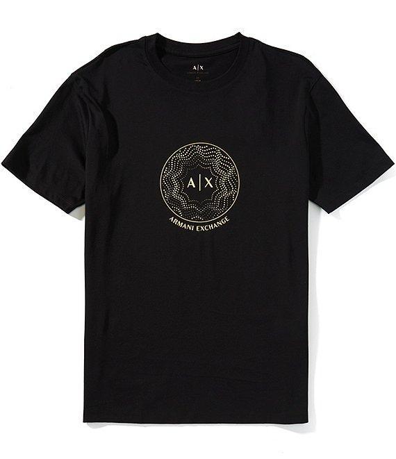 Armani Exchange Circular Logo Short Sleeve T-Shirt Product Image