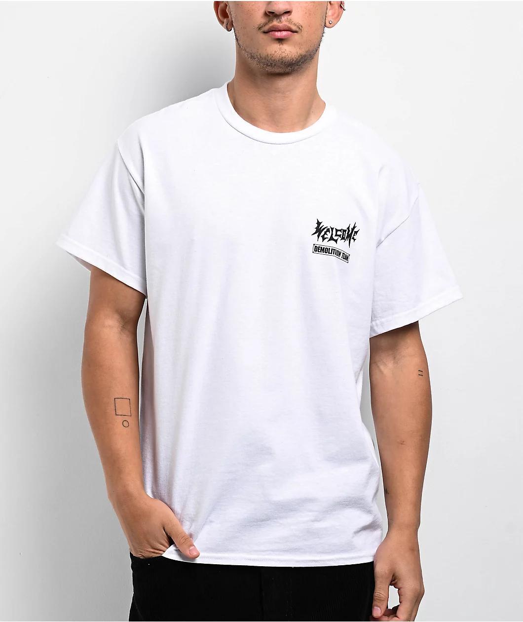 Welcome Demolition White T-Shirt Product Image