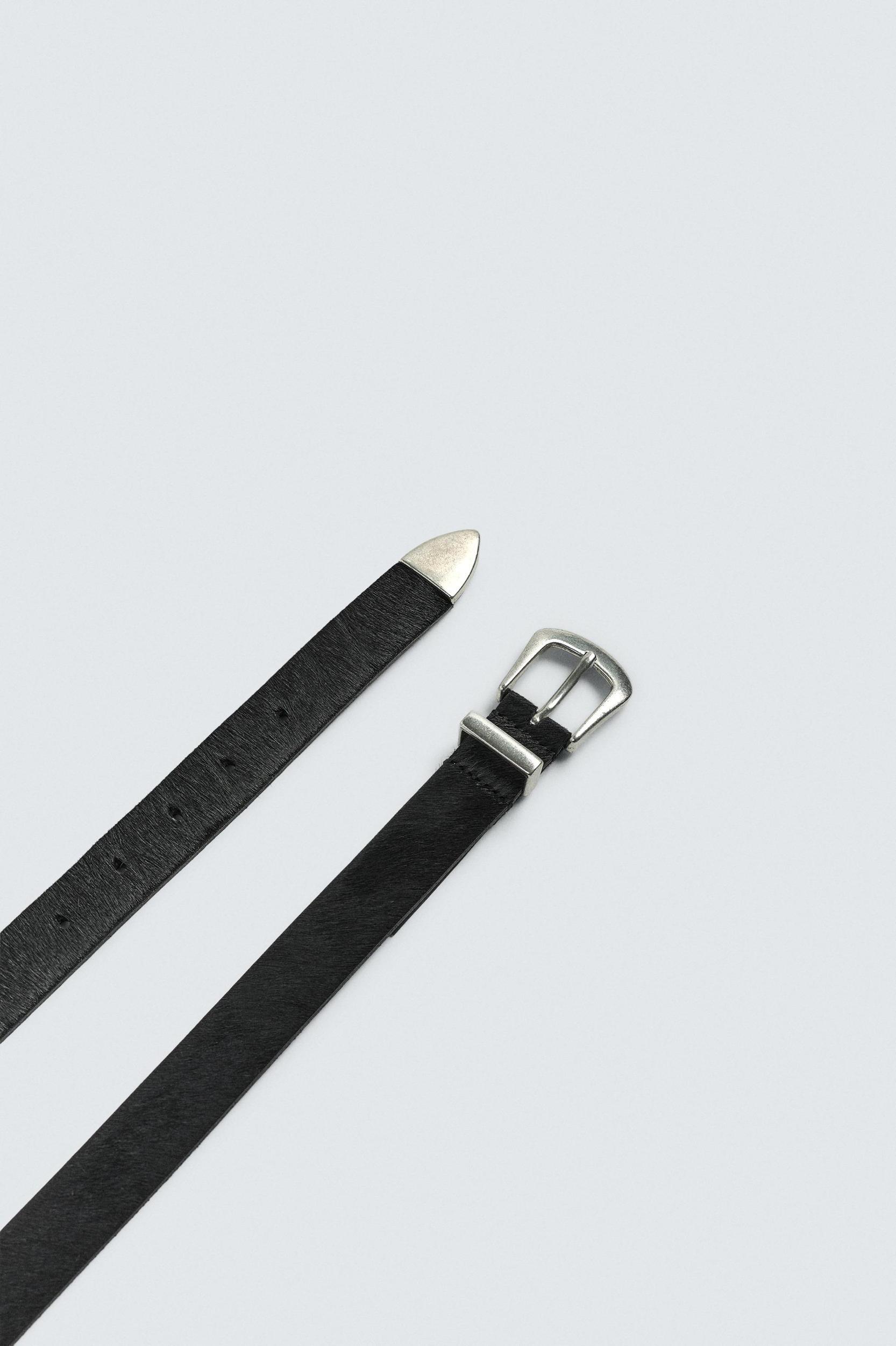 HAIRY LEATHER BELT Product Image